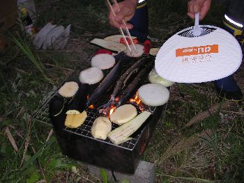 9/9 ススキが原にてキャンプ_b0161371_1930575.jpg
