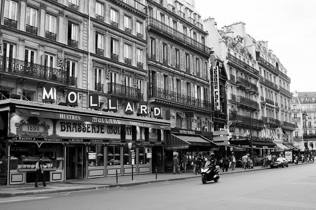 Paris ぶらり街歩き モノクロ編 たまごの海外旅ブログ