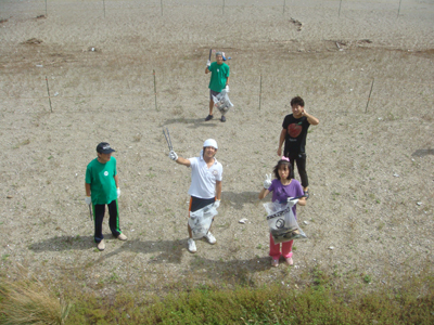 大淀海岸の清掃に参加☆_a0154110_1652446.jpg