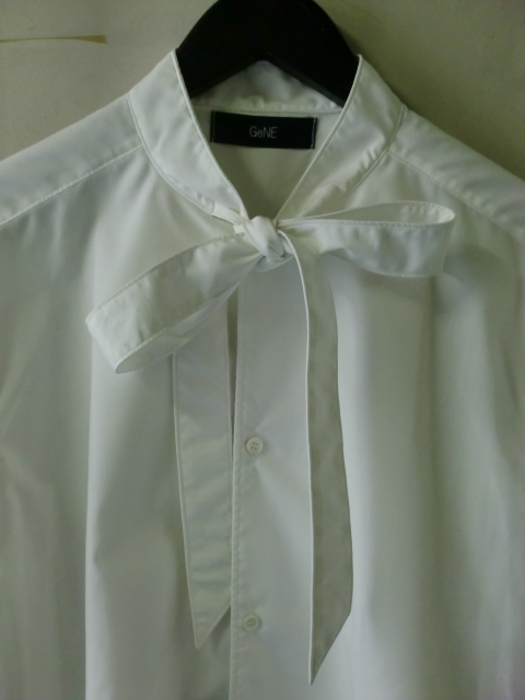 【GeNE】 PICK UP ITEM・part-⑥ ╲ RIBBON TIE L/S SHIRT_a0158549_17211445.jpg