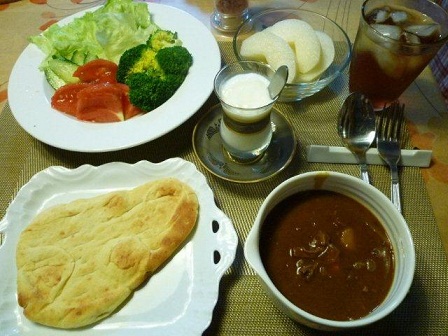 予定通り、やっぱり今夜もｶﾚｰでした(*⌒∇⌒*)テヘ♪_b0175688_23144957.jpg