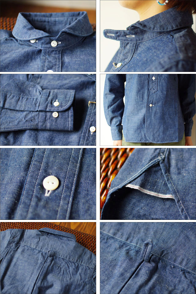 Haver Sack [ハバーサック]ダンガリーラウンドカラーシャツ [321115] LADY\'S_f0051306_20341247.jpg