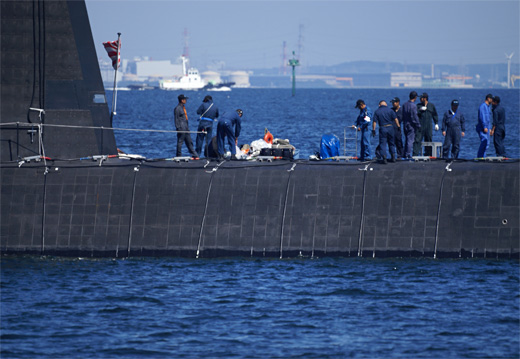 0913 そうりゅう型潜水艦さん磁気測定 船体消磁 ふりかけ日日日報 11 3 11より今に至り 再生 へ