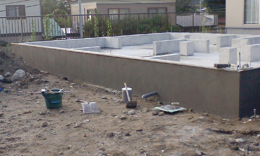 U様邸「清澄町の家」工事中です。_f0150893_1423782.jpg