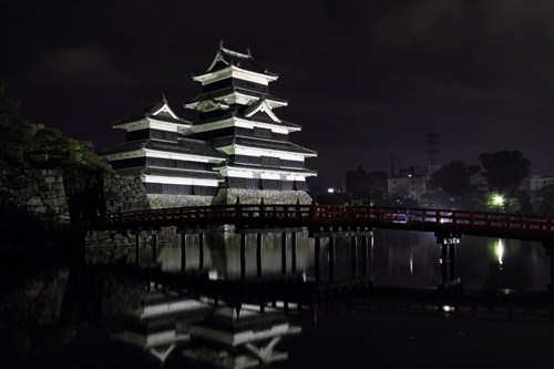 松本城 夜景_c0119036_22393938.jpg