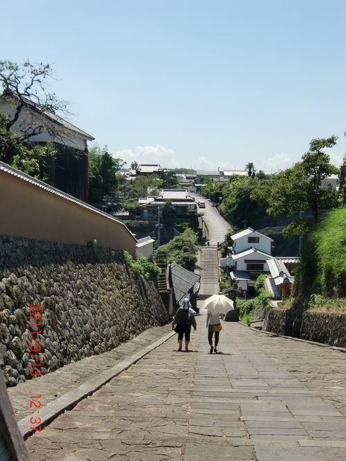 城下町 杵築 酢屋の坂 北台武家屋敷通り ゲストハウス狩宿 城下町 杵築 酢屋の坂 北台武家屋敷通り ゲストハウス狩宿