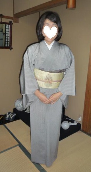 岡山から、「きもの学」受講のお客様の着姿。_f0181251_18393965.jpg