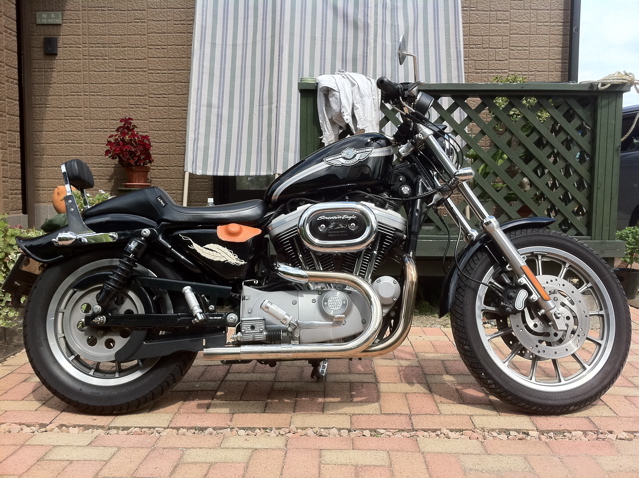 スポーツスター　〜03用　ワンオフ　キングアンドクイーン　美品 スポーツスター 〜03用 ワンオフ キングアンドクイーン 美品 ワンオフ