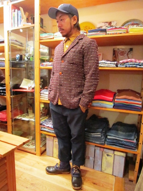 melple \"フラノ裏起毛シャツ & ウールボーダーテーラードJKT\" 紹介!_f0191324_935415.jpg