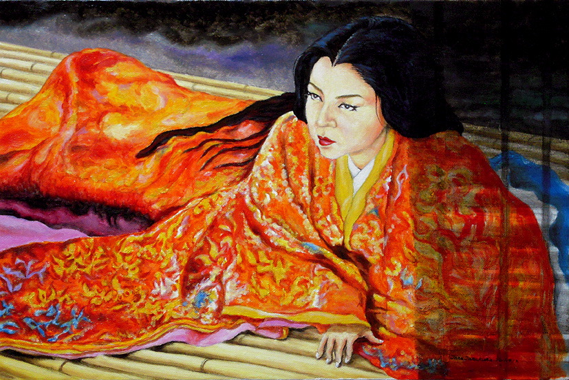 作品 袈裟御前 Lady Kesa 映画 地獄門 より 画家 棚倉 樽のアートギャラリー 作品 袈裟御前 Lady Kesa 映画 地獄門 より 画家 棚倉 樽のアートギャラリー