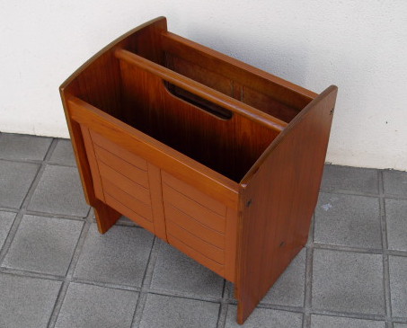 Teak ×Leather  Magazine Rack_f0158009_5494384.jpg