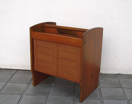 Teak ×Leather  Magazine Rack_f0158009_5495255.jpg