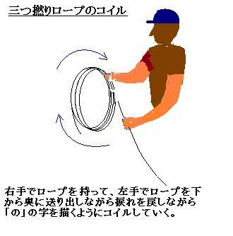 ロープの束ね方 満天 の海 ２