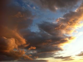 台風一過の夕暮空_e0134337_1755649.jpg