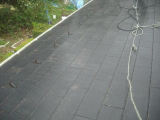 屋根塗装前　　高圧洗浄_f0031037_22211584.jpg