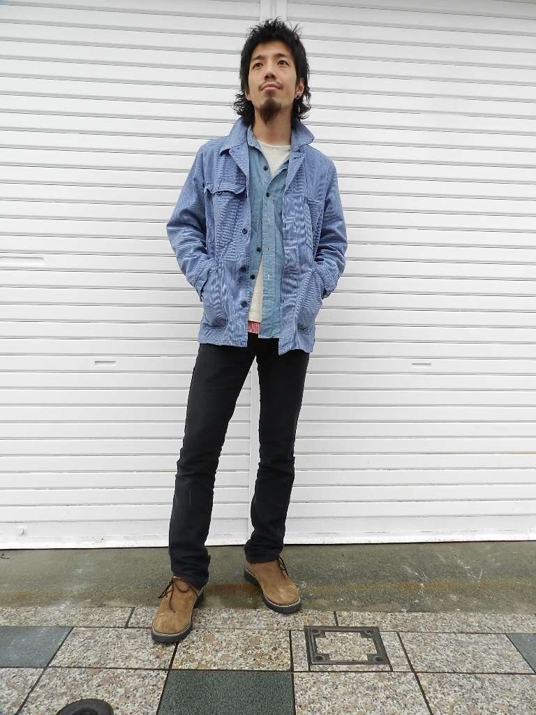 stripe work jacket made in Switzerland snap_f0226051_1917135.jpg