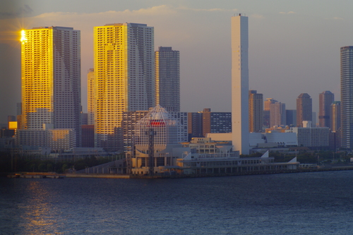 東京の空　レインボーブリッジの光と空_d0185744_8415367.jpg