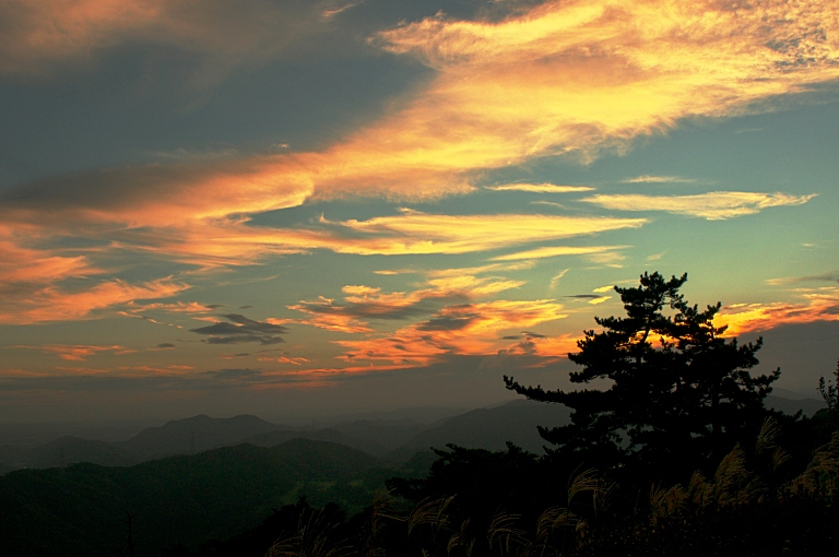 大野山夕景　20110918_a0050572_0445974.jpg