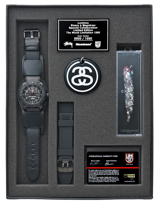 【限定品】Luminox Stussy Megabass 腕時計