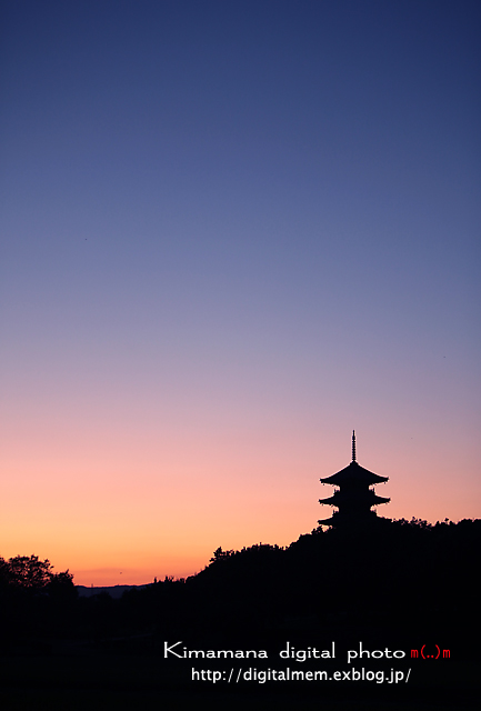 備中国分寺の夕景　9/23_c0083985_656640.jpg