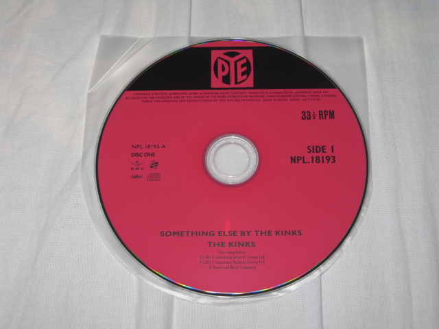 THE KINKS / SOMETHING ELSE ~DELUXE EDITION~ (紙ジャケ)_b0042308_2153087.jpg