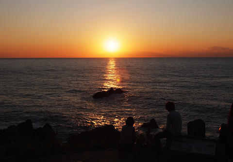 東尋坊夕日ハートカクテル よっしーの写真三昧 東尋坊夕日ハートカクテル よっしーの写真三昧