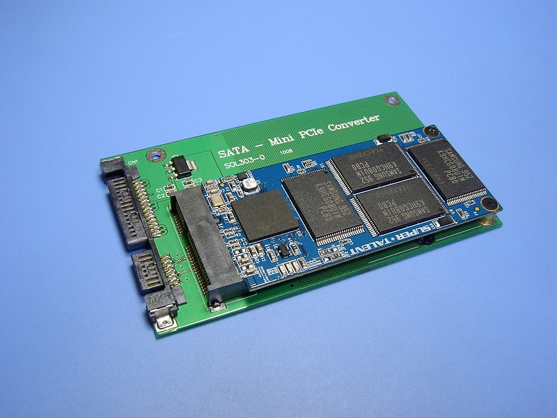 SATA-Mini PCI Express Converter基板(SOL303-0)_f0175344_15523019.jpg