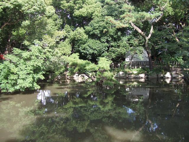 The waterfall, Misogi no Taki in Sumiyoshi Grand Shrine_e0046748_23421382.jpg