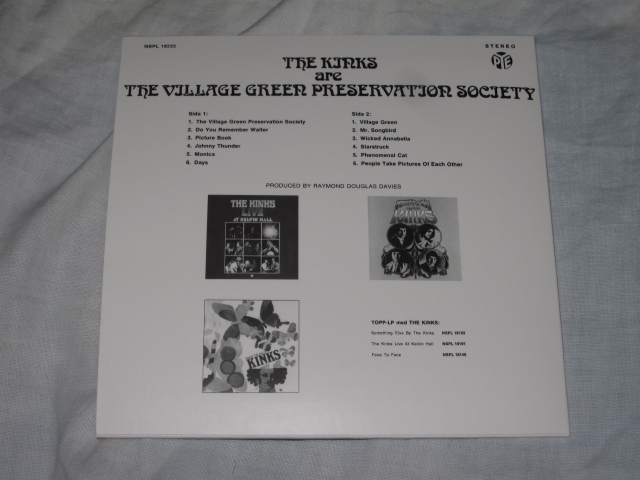 THE KINKS / THE KINKS ARE THE VILLAGE GREEN PRESERVATION SOCIETY ~ DELUXE EDTION~ (紙ジャケ)_b0042308_18273154.jpg