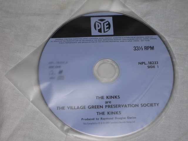 THE KINKS / THE KINKS ARE THE VILLAGE GREEN PRESERVATION SOCIETY ~ DELUXE EDTION~ (紙ジャケ)_b0042308_1829050.jpg