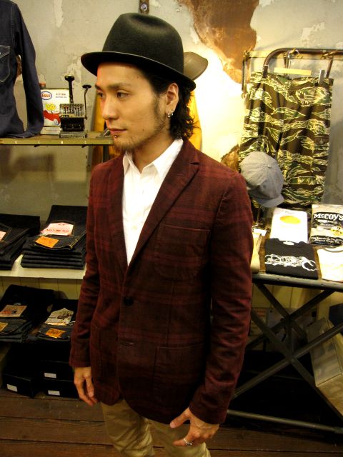 SABATINO　OVERDYED CHECK JACKET_f0165518_19122226.jpg