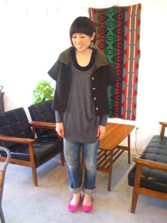 CABLE S/S CARDIGAN  =花とギター＝_d0000298_20543560.jpg