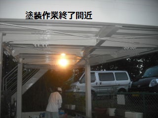 屋根塗装・鉄骨部・ブロック塗装完成_f0031037_19183589.jpg