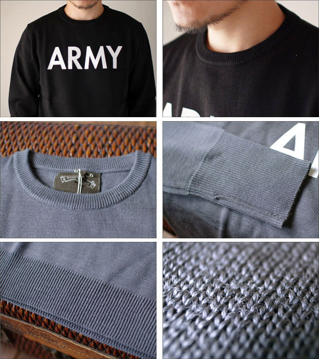 ISLAND KNIT WORKS [アイランドニットワークス] KNIT ARMY 度詰めアーミーニット  MEN\'S_f0051306_1865033.jpg