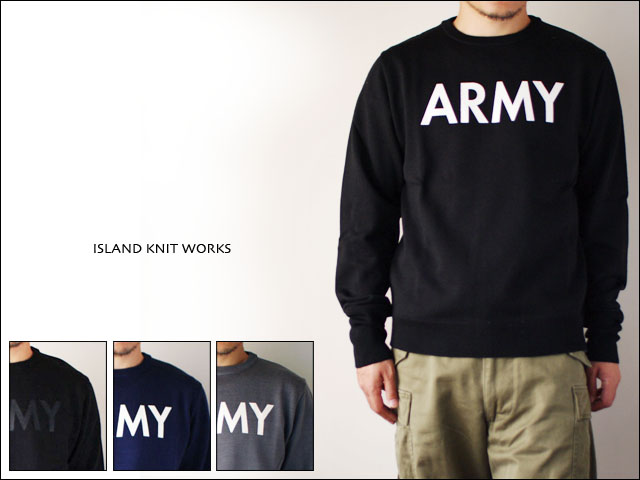 ISLAND KNIT WORKS [アイランドニットワークス] KNIT ARMY 度詰めアーミーニット  MEN\'S_f0051306_186508.jpg