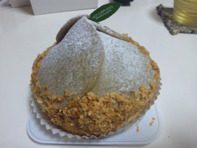 恵那川上屋の栗ケーキ_a0169219_15491377.jpg