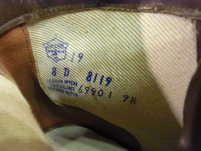 ４０－５０’Ｓ　ＷＯＲＫ　ＢＯＯＴＳ　ＬＥＡＴＨＥＲ　ＳＯＬＥ！_c0144020_16111360.jpg