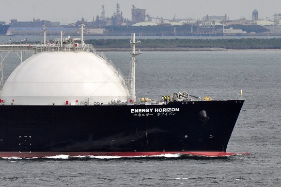 LNG船「ENERGY HORIZON」デビュー!_e0158925_11543826.jpg