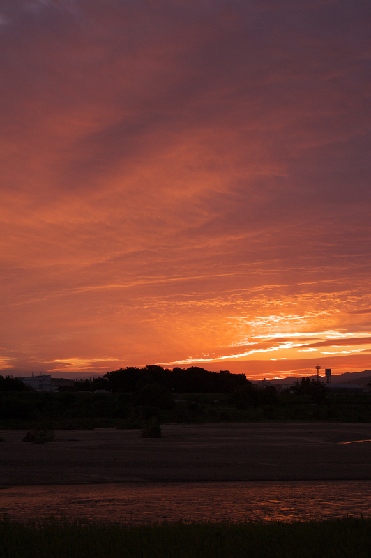 夕焼け（木津川堤防）_f0155048_22573965.jpg