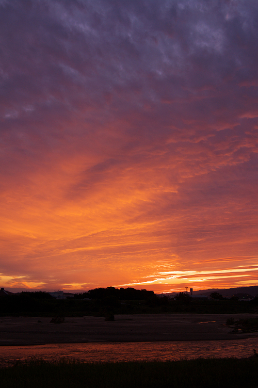 夕焼け（木津川堤防）_f0155048_22574185.jpg