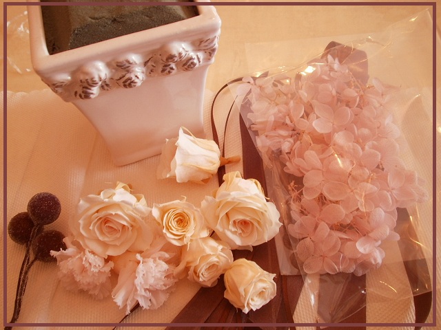 秋のプリザレッスン Rose Rose Rose_e0108851_2027977.jpg
