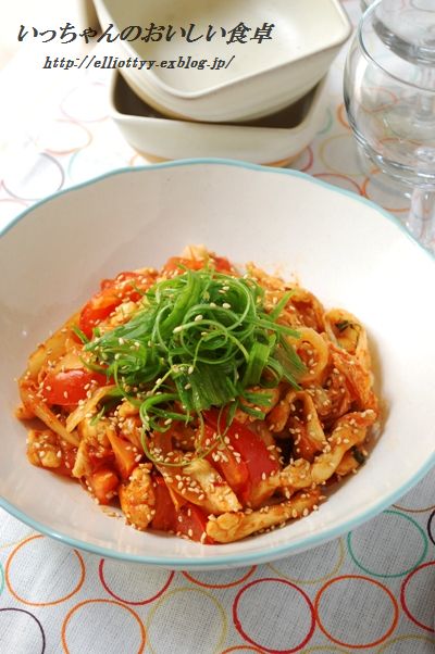 鶏とトマトのキムチ炒め_d0104926_63739100.jpg