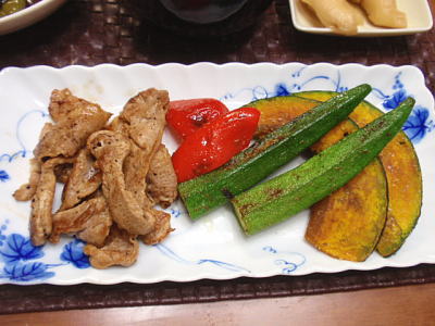 シンプルに・・・豚肉と野菜のグリル（レシピ付）_c0027666_8123352.jpg