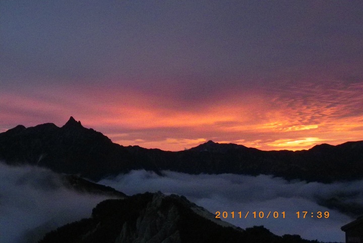 北アルプス紅葉登山二日目_f0016066_11531181.jpg