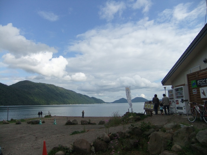 ブレーキチェックとキノコ汁チェックで支笏湖へ!_c0226202_1738152.jpg