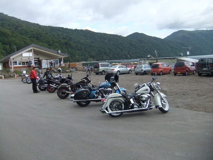 ブレーキチェックとキノコ汁チェックで支笏湖へ!_c0226202_17445172.jpg