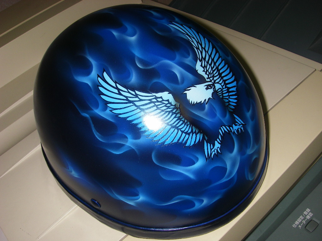 Harley Davidson ヘルメットカスタムペイント Paintworkmagic カスタムペイントショップ