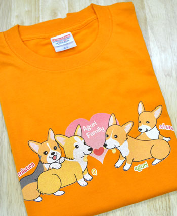 あぐりちゃんファミリーTシャツ、マウスパッド_d0102523_1145256.jpg