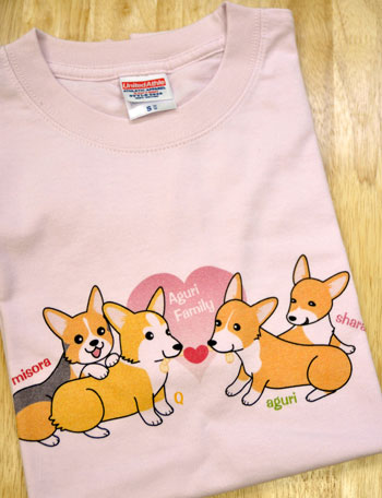 あぐりちゃんファミリーTシャツ、マウスパッド_d0102523_1161899.jpg