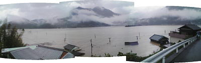 熊野川町が台風12号の水に沈んだ_f0123576_0235073.jpg